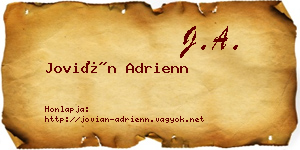 Jovián Adrienn névjegykártya