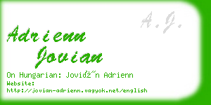 adrienn jovian business card